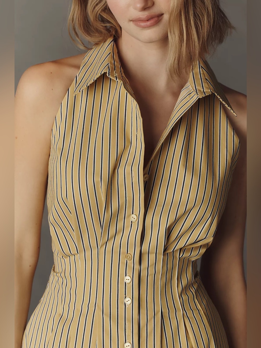 Anthropologie Tobie Sleeveless Shirtdress by Exquise - Picture 3 of 7